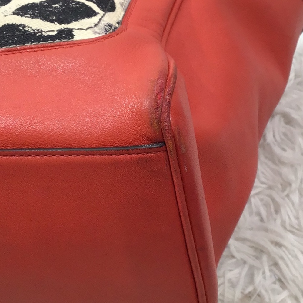 Coach Legacy Ocelot Candace leather satchel shoulder bag - Picture 9 of 14
